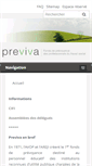 Mobile Screenshot of previva.ch